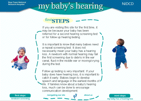 my baby's hearing